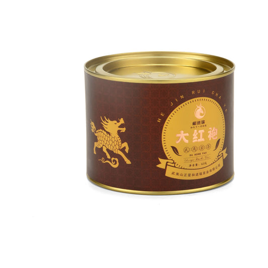 Red Robe (Dahongpao) Wuyi rock tea — 65g tin